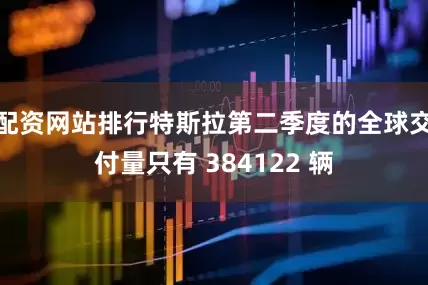 配资网站排行特斯拉第二季度的全球交付量只有 384122 辆